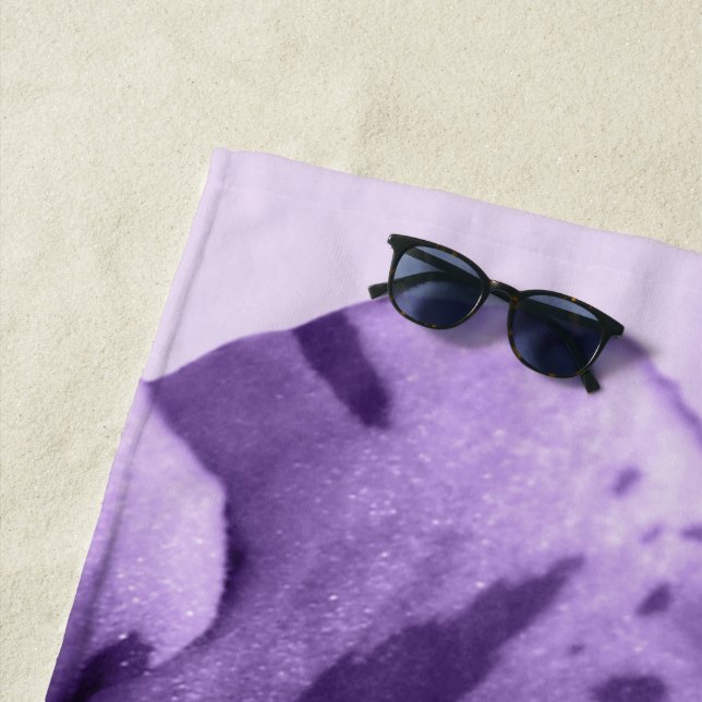 Monochrome Violette Strandtuch (Beispiel)