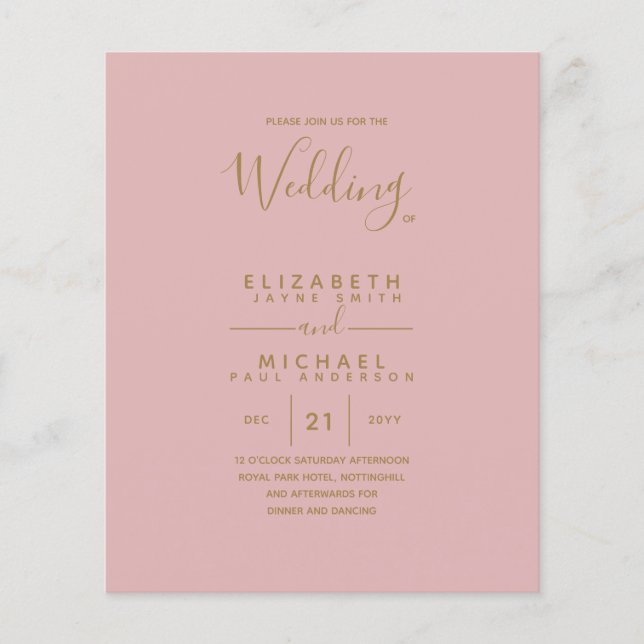 Monochrome, zweiseitige Ausführung von Goldtext-HA Flyer (Vorne)