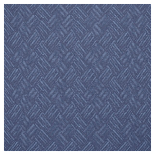 Monochromes blaues texturiertes Fischgrätmuster. Stoff (Muster)