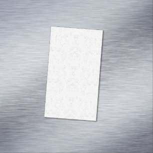 Monochromes Blumenmuster – Elegante nahtlose Kunst Magnetische Visitenkarte