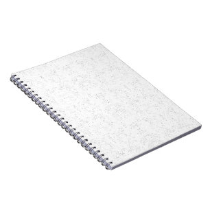 Monochromes Blumenmuster – Elegante nahtlose Kunst Notizblock