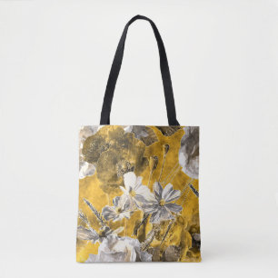 Monochromes florales Wasserfarben-Mohn-Muster