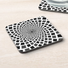 Monochromes Quadrat-Vortex