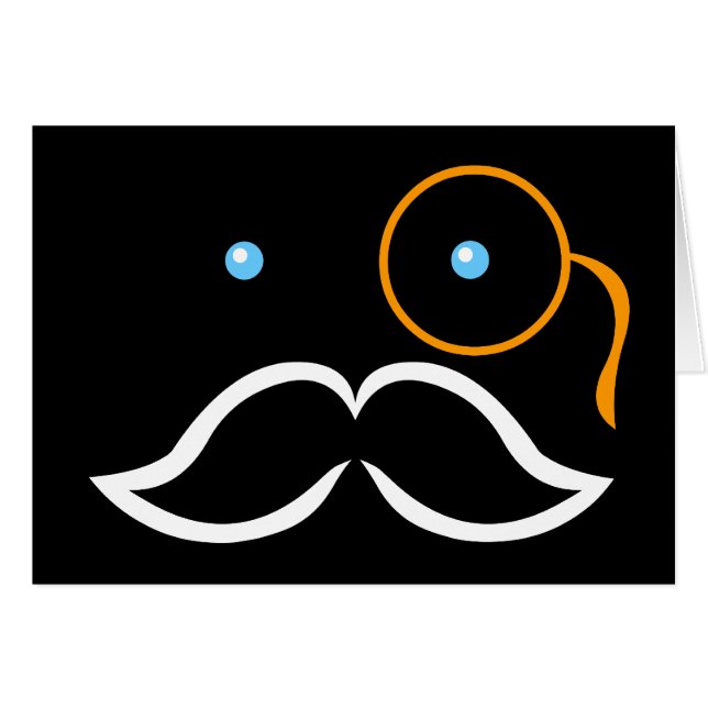 Monocle und Mustache (Vorderseite (Horizontal))