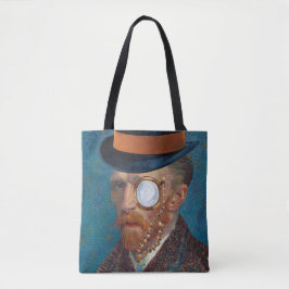 Monocle Van Gogh in der Top Hat Tote Tasche