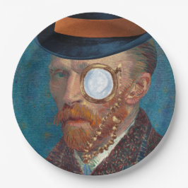 Monocle Van Gogh in Top Hat 9" Paper Teller