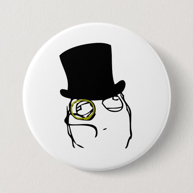 Monocled Sir Button (Vorderseite)