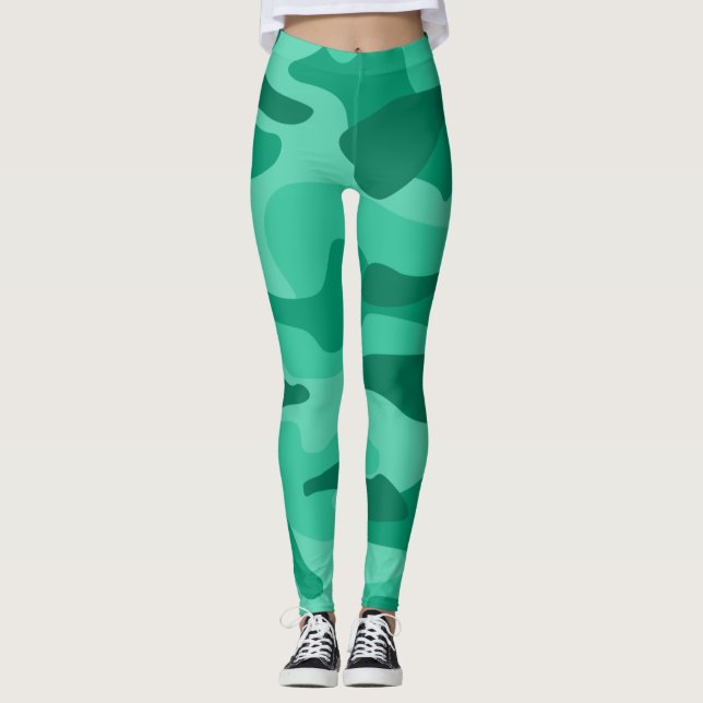 Monocolor-Camouflage Leggings (Vorderseite)