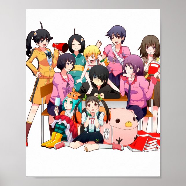 Monogatari-Serie Poster (Vorne)