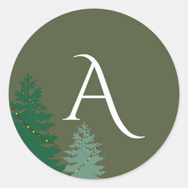 Monografie der verzauberten Jahreszeit Runder Aufkleber (Vorderseite)