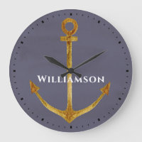 Monografie des eleganten Nautical Gold Boat Anchor