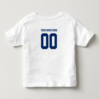 Monografie des personalisierten Sportteams Kleinkind T-shirt