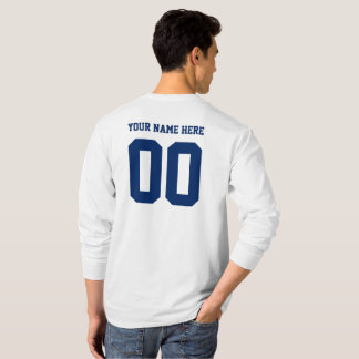 Monografie des personalisierten Sportteams T-Shirt