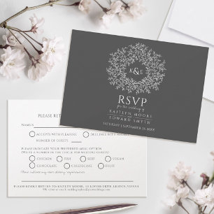 Monografische, handgezeichnete UAWG RSVP Karte