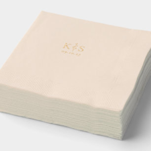 Monografische Hochzeit der HARMONIE Servietten Mit Folie