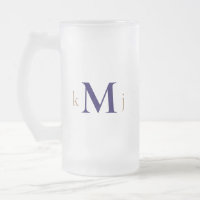 Monografische Hochzeit von Gold und Navy