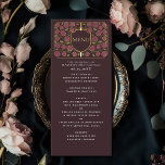 Monografische Hochzeit von Sword & Shield Menükarte<br><div class="desc">Mit diesem Royal Sword & Shield Medieval Fantasy Monogram laden Sie Ihre Hochzeitsgäste ein. Dieses Design eignet sich perfekt für Paare, die eine authentische, aber moderne mittelalterliche Fantasy-Ästhetik suchen. Personalisieren Sie den Text, den Schriftart und die Farben, um Ihre Designeinstellungen zu Anzug zu bringen. Matching Items in unserem Shop für...</div>