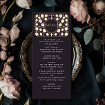 Monografische Hochzeit von Sword & Shield Menükarte<br><div class="desc">Mit diesem Royal Sword & Shield Medieval Fantasy Monogram laden Sie Ihre Hochzeitsgäste ein. Dieses Design eignet sich perfekt für Paare, die eine authentische, aber moderne mittelalterliche Fantasy-Ästhetik suchen. Personalisieren Sie den Text, den Schriftart und die Farben, um Ihre Designeinstellungen zu Anzug zu bringen. Matching Items in unserem Shop für...</div>
