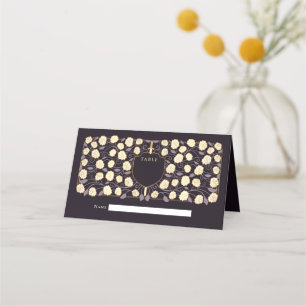 Monografische Hochzeit von Sword & Shield Platzkarte