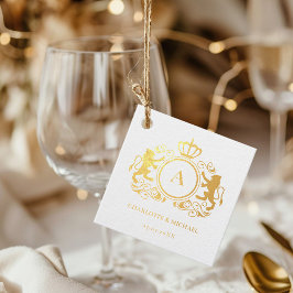 Monografische Hochzeiten für kundenspezifische Log Geschenkanhänger