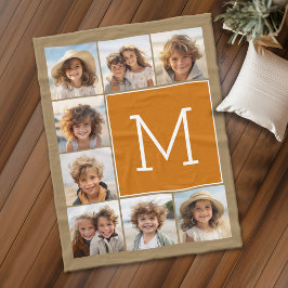 Monografische Monografie Rustische Kraft und Orang Fleecedecke