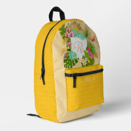 Monografische Navy Bedruckter Rucksack