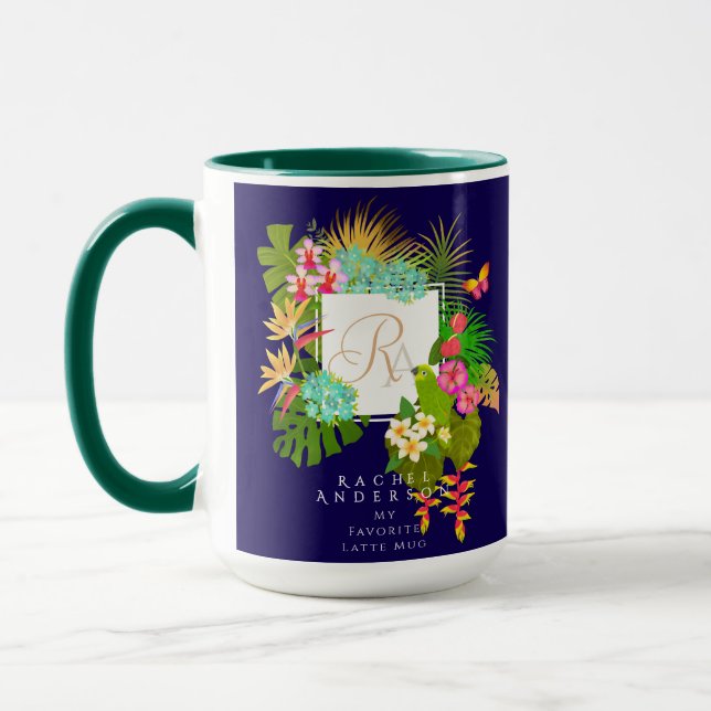 Monografische Navy Tasse (Links)