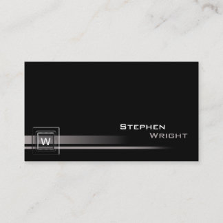 Monografisches Floating-Counter Würfel - Moderne, Visitenkarte