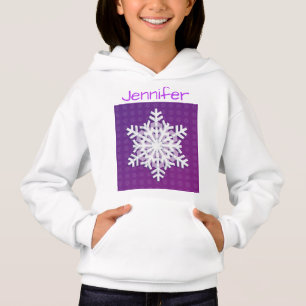 Monogram 20XX Hallo Winterurlaub Schneeflocke Hoodie