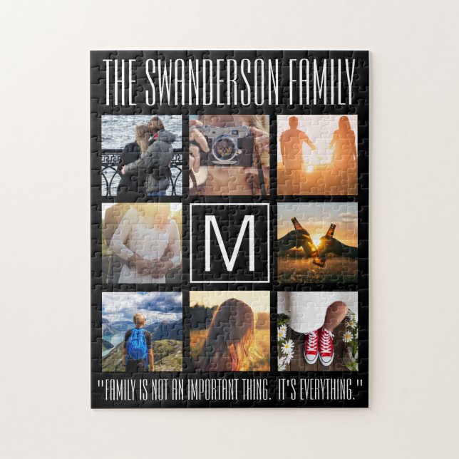 Monogram 8 Frame NGL Puzzle (Vertikal)