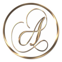 Monogram A Imitate Bronze