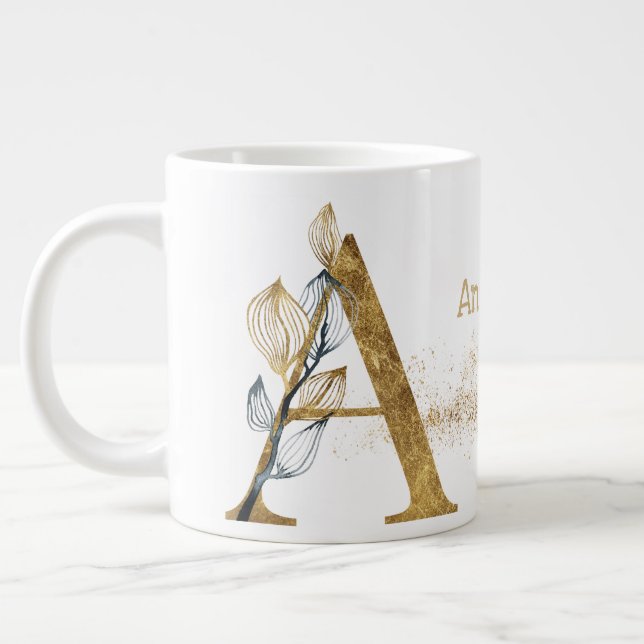 Monogram "A" Jumbo Tasse Soup Ice Cream (Links)