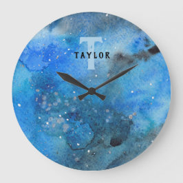 Monogram Abstrakt Art Große Wanduhr