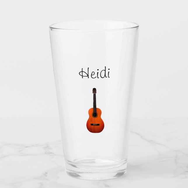 Monogram Acoustic Guitar Glas (Vorderseite)