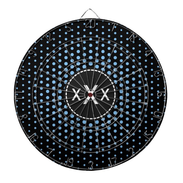 Monogram Aero Techno Dots Modern Dartscheibe (vorne)