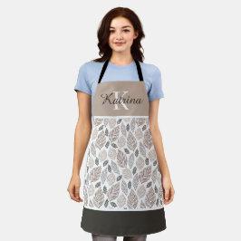 Monogram All-over-Print-Schürze Schürze