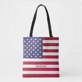 Monogram American USA Flag 4. Juli Personalize