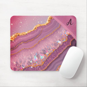 Monogram Amethyst Aurora Mousepad