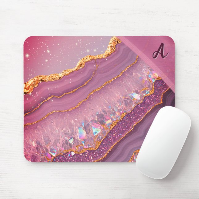 Monogram Amethyst Aurora Mousepad (Mit Mouse)