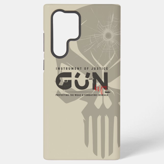 Monogram Art of Gun | Samsung Galaxy Hülle (Rückseite)