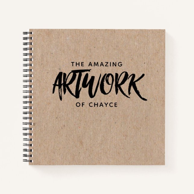 Monogram Artist Sketchbook-Notebook Notizbuch (Vorderseite)