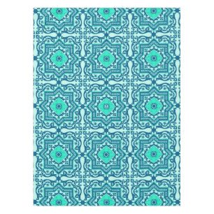 Monogram Azulejo Keramik Style Vintag Ornament Tischdecke