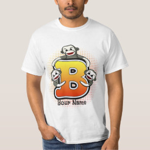 Monogram-B-Socken-Affen-T - Shirt