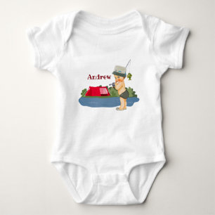 Monogram Baby Fisherman ein Stück T - Shirt