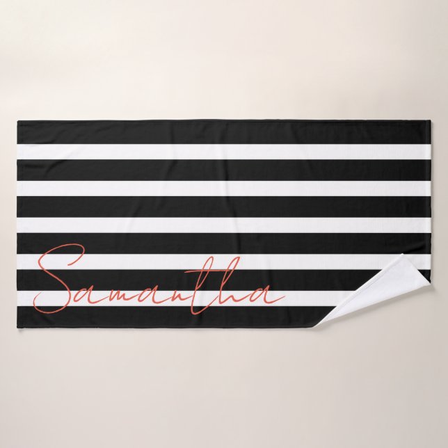 Monogram Badhandtuch Set (Badehandtuch)
