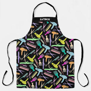 Monogram Barber Salon Stylist Mitarbeiter Schürze