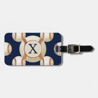 Monogram Baseball Sportmuster Gepäckanhänger