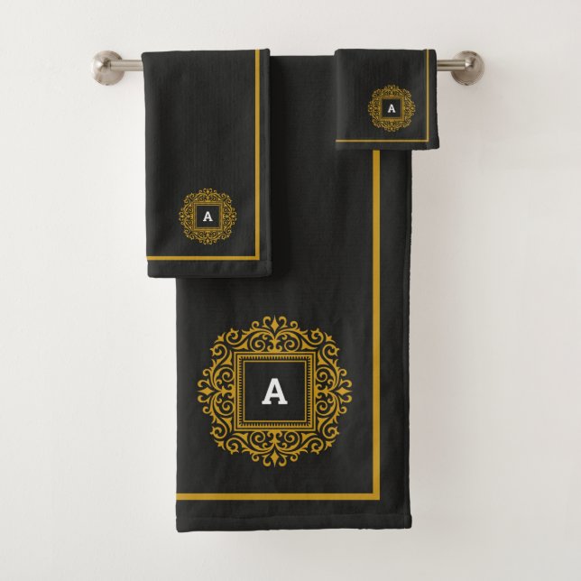 Monogram Bath Handtuch Set (Insitu)