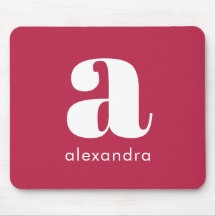 Monogram Beruflich Simple Magenta