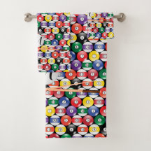 Monogram Billiard Pool Ball Design